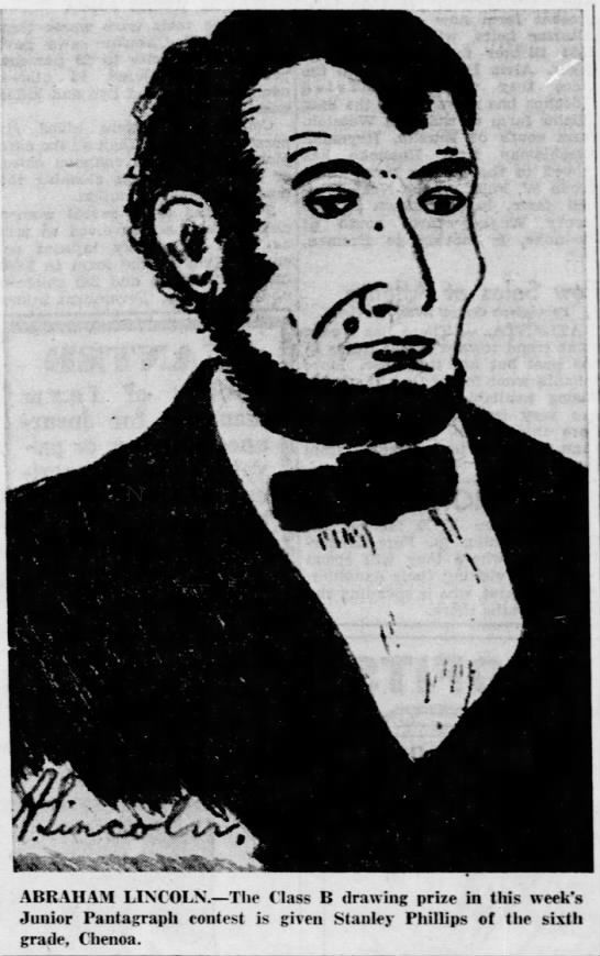 Abraham Lincoln - Drawing prize